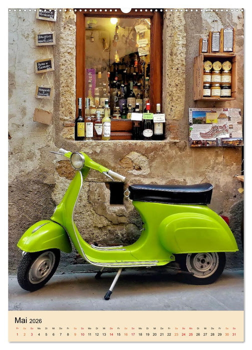 Meine Roller Vesparade (CALVENDO Premium Wandkalender 2026)