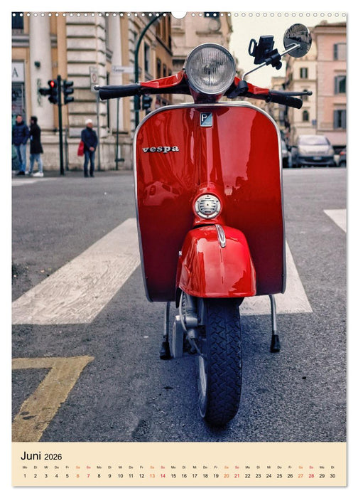 Meine Roller Vesparade (CALVENDO Premium Wandkalender 2026)