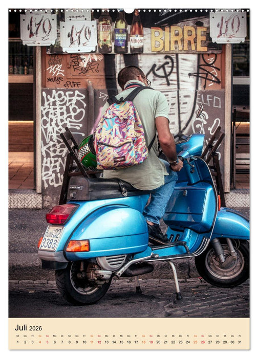 Meine Roller Vesparade (CALVENDO Premium Wandkalender 2026)