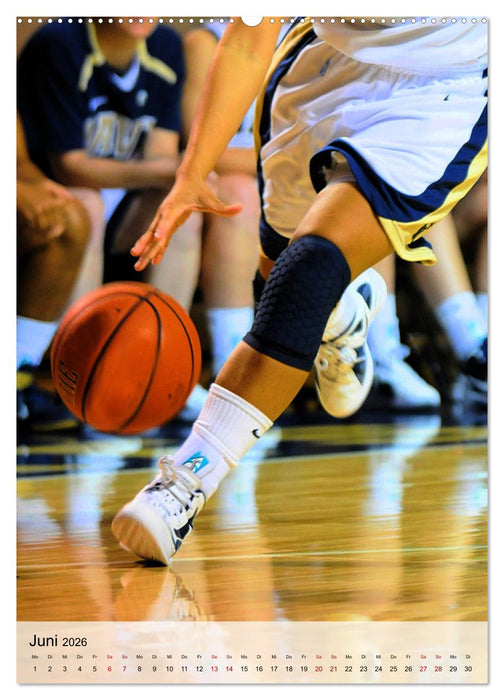 Basketball im Fokus (CALVENDO Premium Wandkalender 2026)