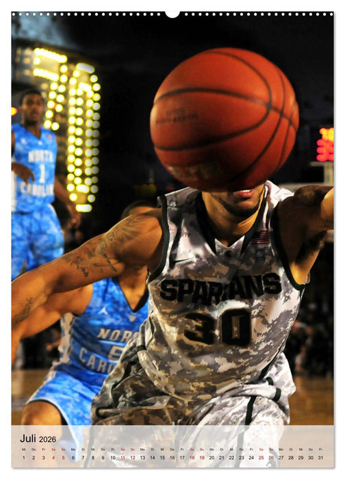 Basketball im Fokus (CALVENDO Premium Wandkalender 2026)