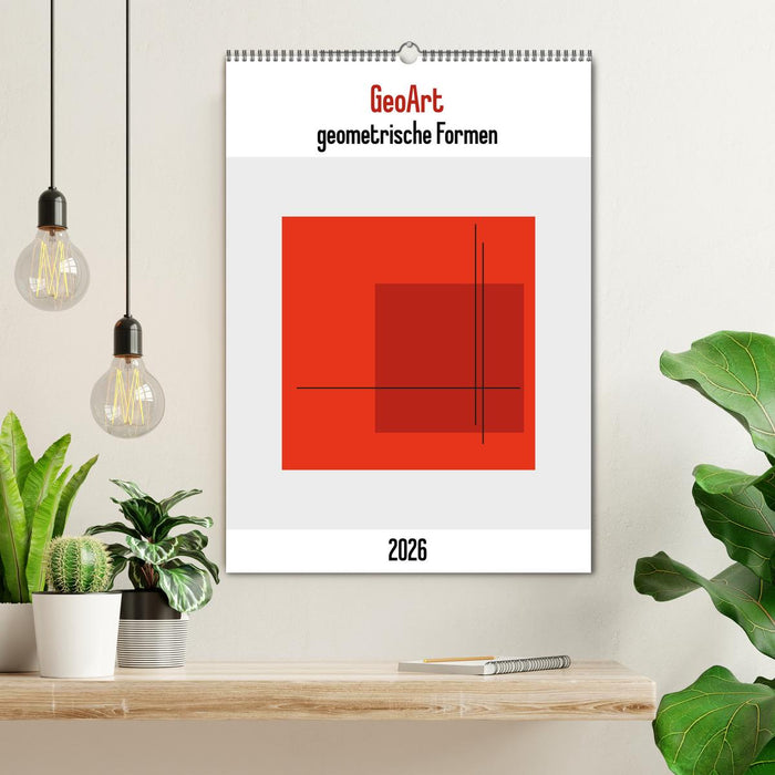 GeoArt - geometrische Formen (CALVENDO Wandkalender 2026)