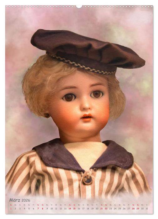 Puppenporträts aus dem letzten Jahrhundert (CALVENDO Premium Wandkalender 2026)