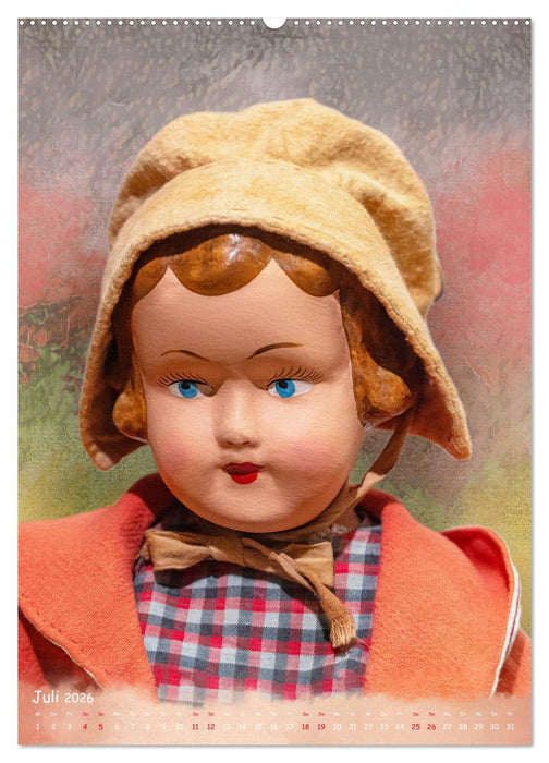 Puppenporträts aus dem letzten Jahrhundert (CALVENDO Premium Wandkalender 2026)