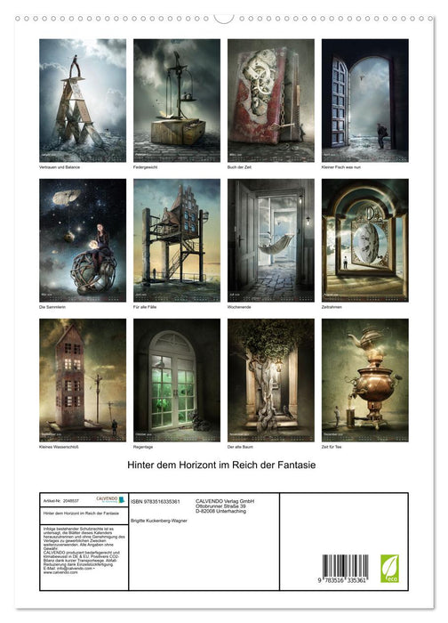 Hinter dem Horizont im Reich der Fantasie (CALVENDO Premium Wandkalender 2026)