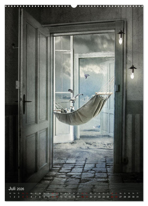 Hinter dem Horizont im Reich der Fantasie (CALVENDO Premium Wandkalender 2026)