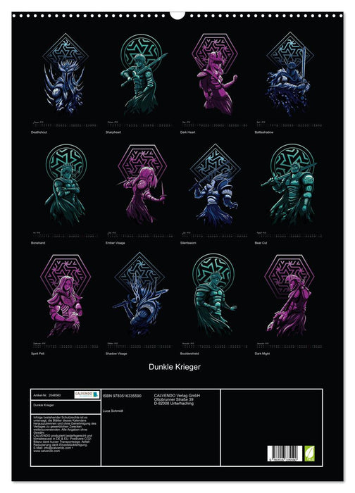 Dunkle Krieger (CALVENDO Wandkalender 2026)