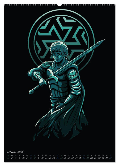 Dunkle Krieger (CALVENDO Wandkalender 2026)