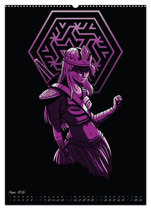 Dunkle Krieger (CALVENDO Wandkalender 2026)