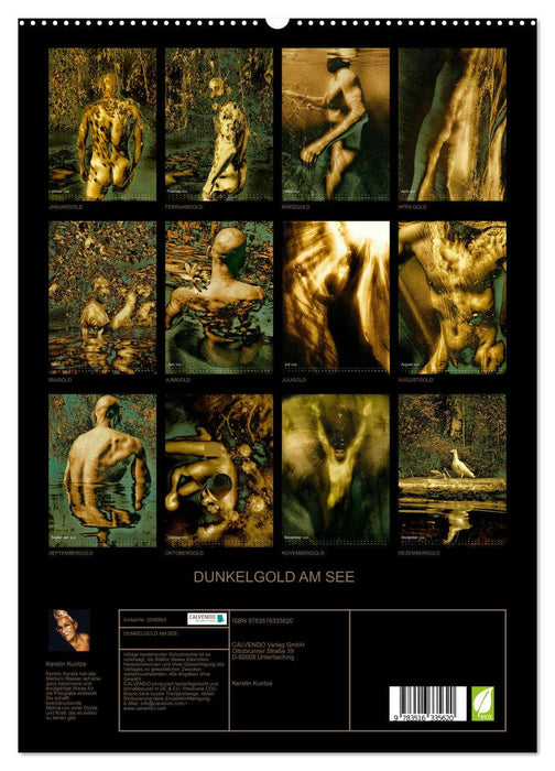 DUNKELGOLD AM SEE (CALVENDO Premium Wandkalender 2026)