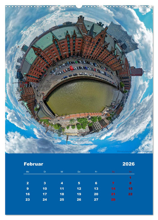 Planet Hafencity - Universum Hamburg (CALVENDO Premium Wandkalender 2026)