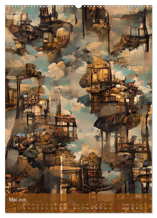 Stadt der Lüfte, die Zukunft beginnt (CALVENDO Wandkalender 2026)