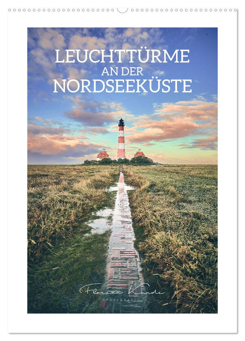 Leuchttürme an der Nordseeküste (CALVENDO Wandkalender 2026)