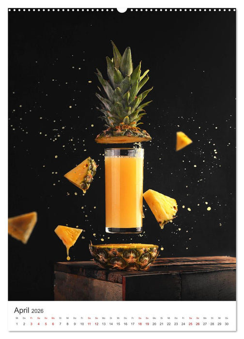 Kreative Drinks - erfrischend, schokoladig und fruchtig. (CALVENDO Premium Wandkalender 2026)