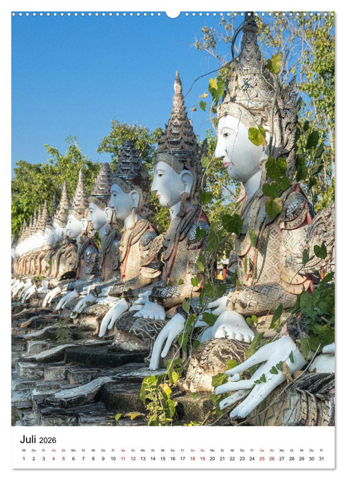 Buddhas im Glück (CALVENDO Premium Wandkalender 2026)