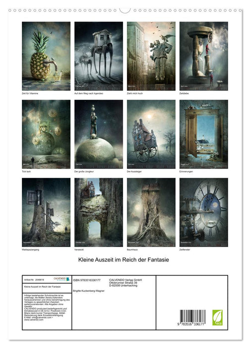 Kleine Auszeit im Reich der Fantasie (CALVENDO Premium Wandkalender 2026)