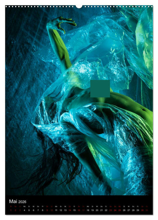 Plastik im Ozean (CALVENDO Premium Wandkalender 2026)