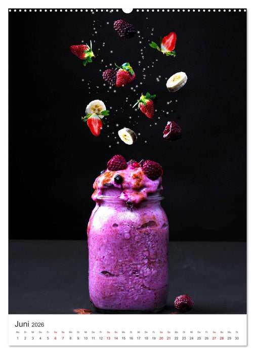 Kreative Drinks - erfrischend, schokoladig und fruchtig. (CALVENDO Wandkalender 2026)