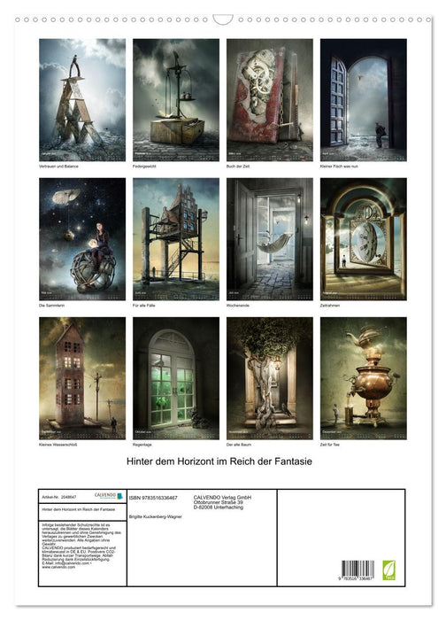 Hinter dem Horizont im Reich der Fantasie (CALVENDO Wandkalender 2026)