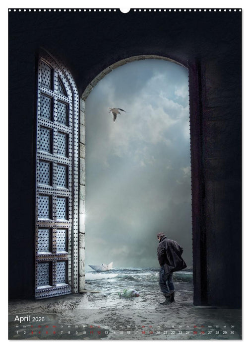 Hinter dem Horizont im Reich der Fantasie (CALVENDO Wandkalender 2026)