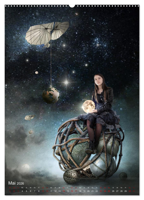 Hinter dem Horizont im Reich der Fantasie (CALVENDO Wandkalender 2026)