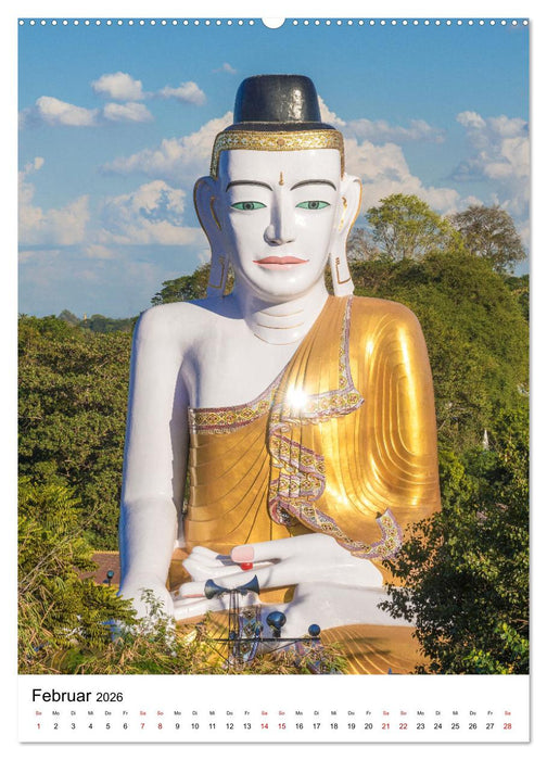 Buddhas im Glück (CALVENDO Wandkalender 2026)