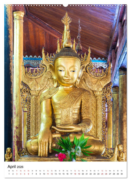 Buddhas im Glück (CALVENDO Wandkalender 2026)