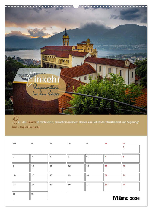 Zitate Wegbegleiter, mit Sprüchen durch das Jahr by VogtArt (CALVENDO Premium Wandkalender 2026)