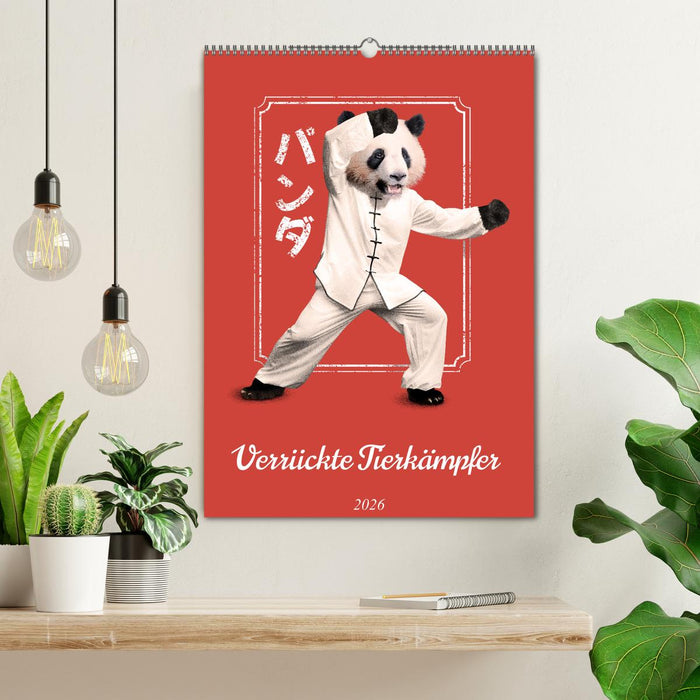 Verrückte Tier Kämpfer (CALVENDO Wandkalender 2026)