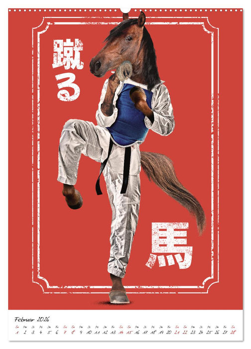 Verrückte Tier Kämpfer (CALVENDO Wandkalender 2026)