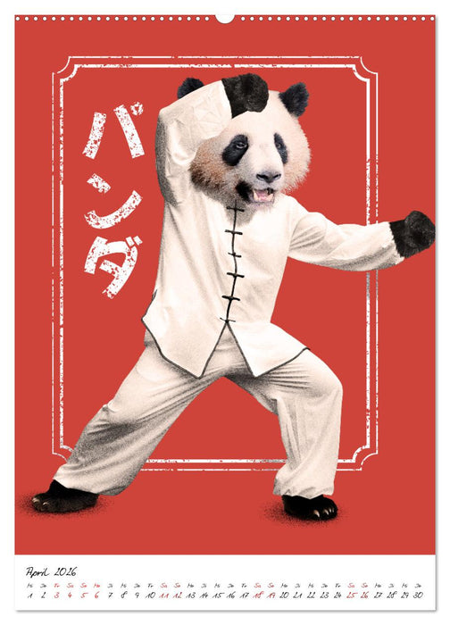 Verrückte Tier Kämpfer (CALVENDO Wandkalender 2026)