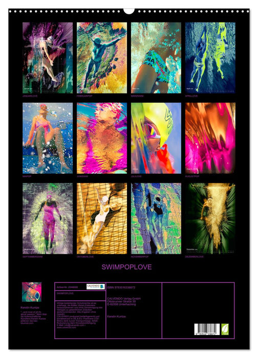 SWIMPOPLOVE (CALVENDO Wandkalender 2026)