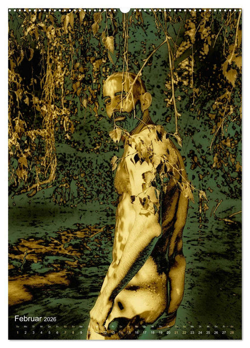DUNKELGOLD AM SEE (CALVENDO Wandkalender 2026)