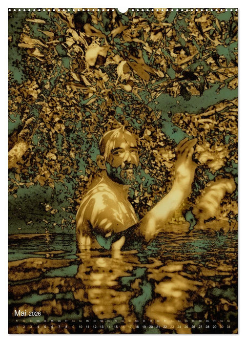 DUNKELGOLD AM SEE (CALVENDO Wandkalender 2026)