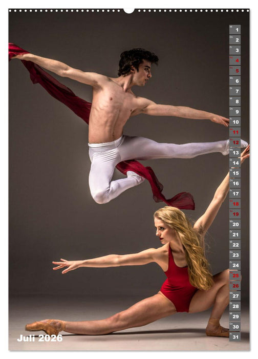 Sinneseindruck Ballett (CALVENDO Premium Wandkalender 2026)