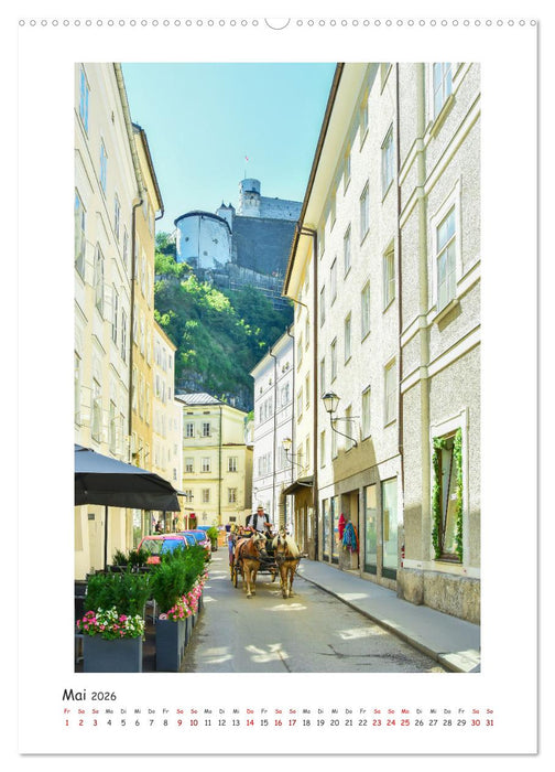Salzburg - Gesichter einer Stadt (CALVENDO Premium Wandkalender 2026)