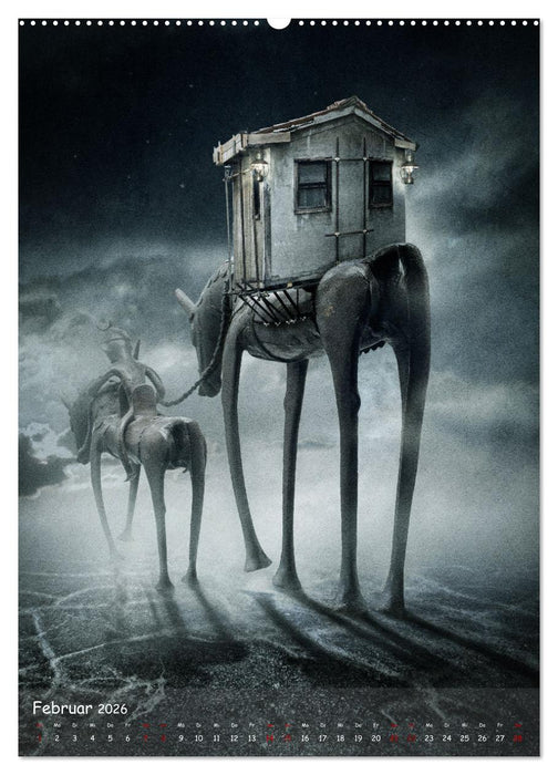 Kleine Auszeit im Reich der Fantasie (CALVENDO Wandkalender 2026)