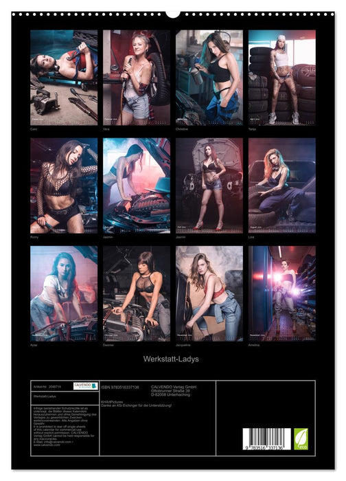 Werkstatt-Ladys (CALVENDO Premium Wandkalender 2026)