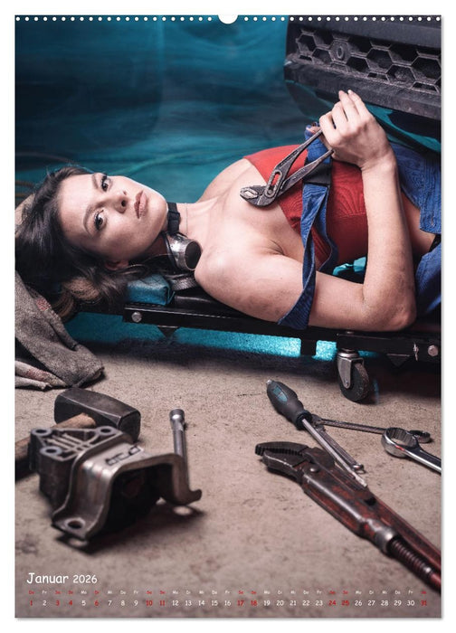 Werkstatt-Ladys (CALVENDO Premium Wandkalender 2026)