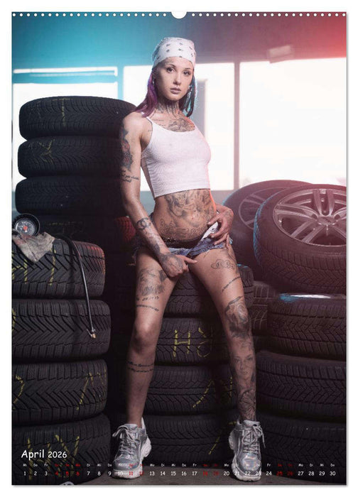 Werkstatt-Ladys (CALVENDO Premium Wandkalender 2026)