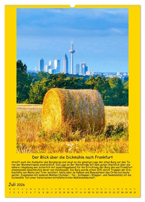 Gut 800 Jahre Burgholzhausen. Ein Ortsporträt in Wort und Bild 2026 (CALVENDO Premium Wandkalender 2026)