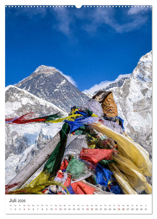 Nepal- Königreich der Götter (CALVENDO Premium Wandkalender 2026)