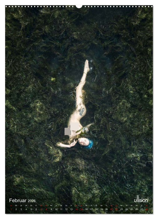 Akt im Wasser - sinnliche Nymphen (CALVENDO Premium Wandkalender 2026)