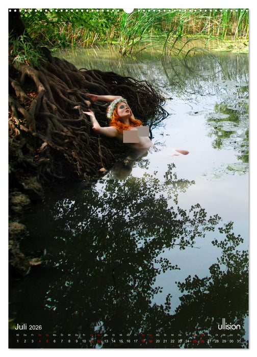 Akt im Wasser - sinnliche Nymphen (CALVENDO Premium Wandkalender 2026)