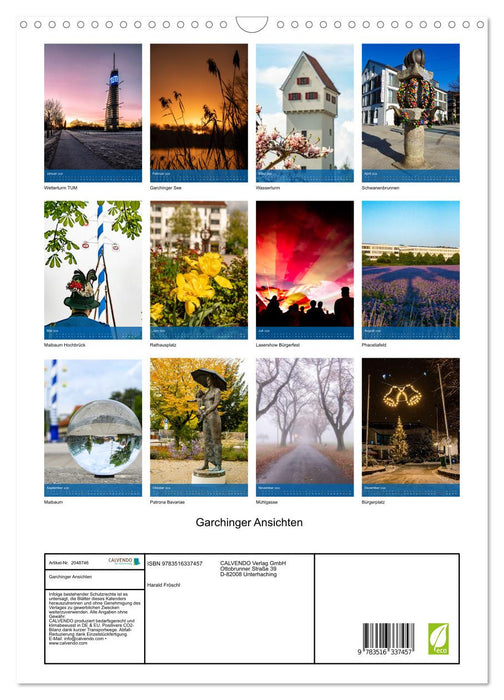 Garchinger Ansichten (CALVENDO Wandkalender 2026)