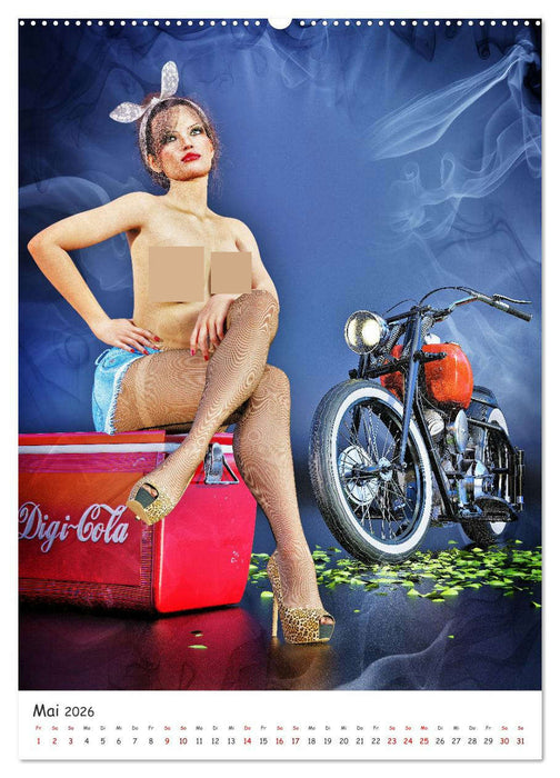 Sexy Frauen und heiße Öfen (CALVENDO Premium Wandkalender 2026)