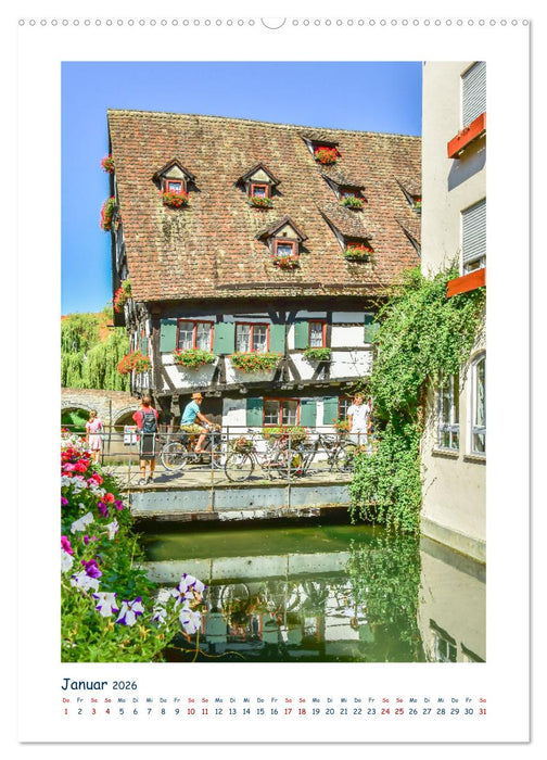 Ulm Fassaden der Stadt (CALVENDO Premium Wandkalender 2026)
