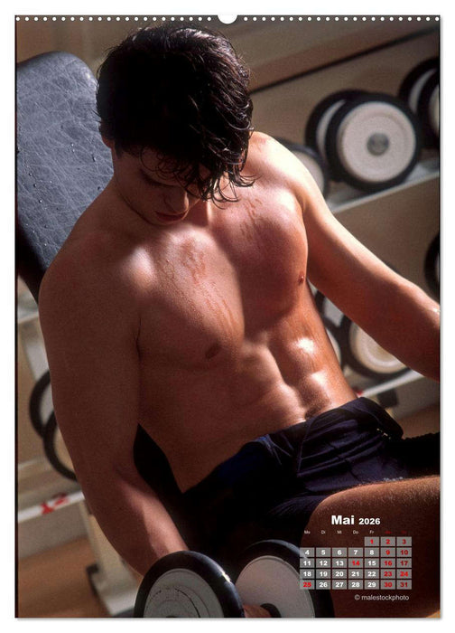 Nachts im Fitness (CALVENDO Premium Wandkalender 2026)