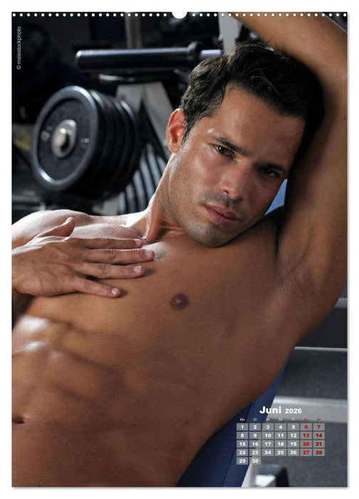 Nachts im Fitness (CALVENDO Premium Wandkalender 2026)