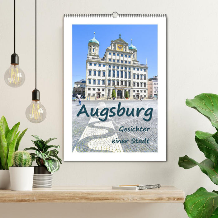 Augsburg - Gesichter einer Stadt (CALVENDO Wandkalender 2026)